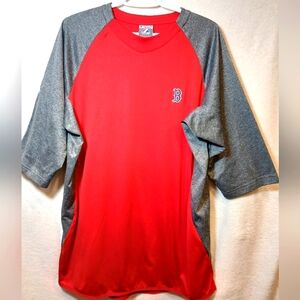 Majestic Brand Boston Red Sox Jersey  therma base 3/4 sleeves SIZE LARGE